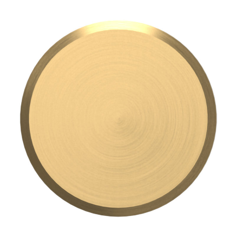 4410 Bevel Knob, 1.25", Satin Brass