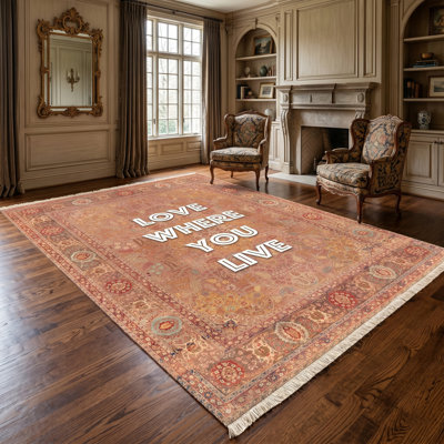 Tapis rouge / rose Bungalow Bungalow