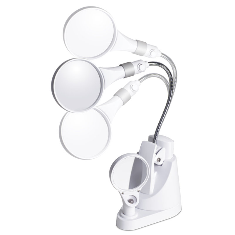 Lampe à pince blanche 16,63 po