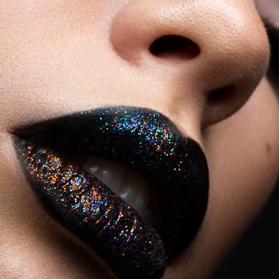 Brilliant Glossy Lips - Wrapped Canvas Print