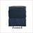 Recliners | Royal Blue Fabric Recliner with Pillow Top Arms &amp; External Latch | Woven Polyester | Metal Frame-401350060