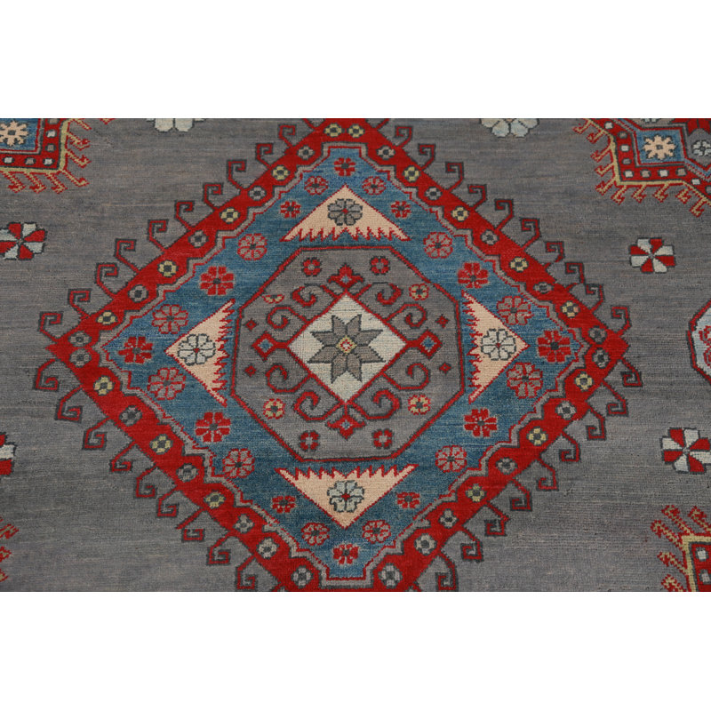 Hand Knotted Cotton Geometric Indoor Rug