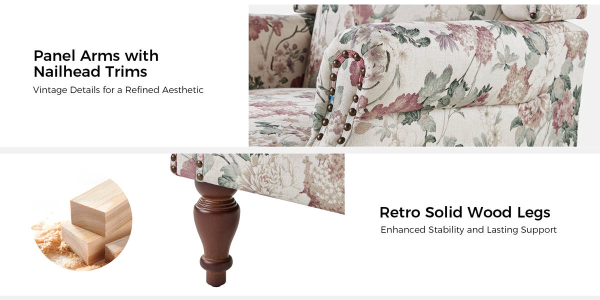 Anndi Upholstered Wingback Accent Chair