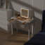 Sleek Vanity Table with LED Lights, Flip-Top Mirror and 2 Drawers, Jewellery Storage for Women Dressing-1396508959