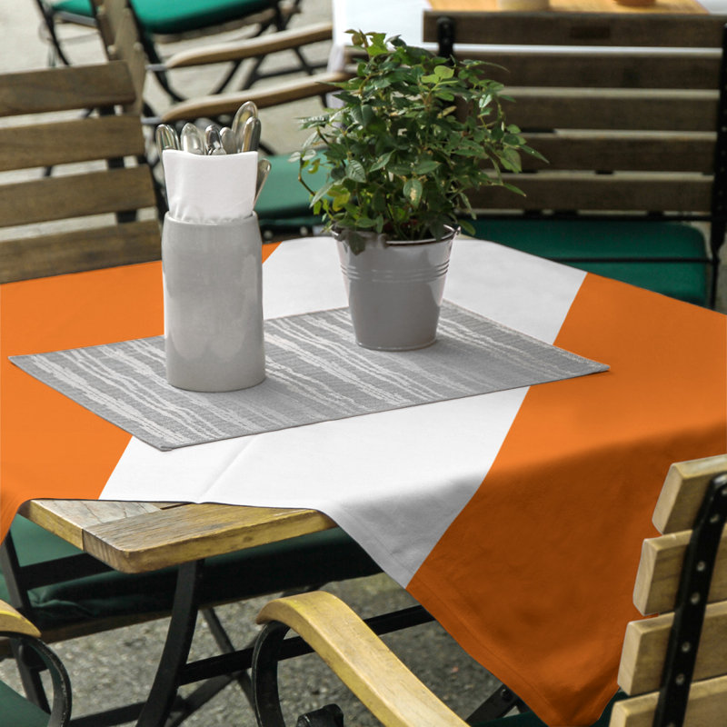 Nappe Clemson, Orange / blanc / orange