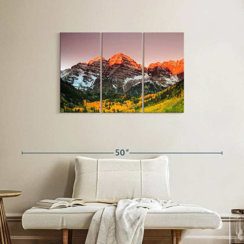 Alvord Maroon Bells Mountain View, 24" H x 38" W