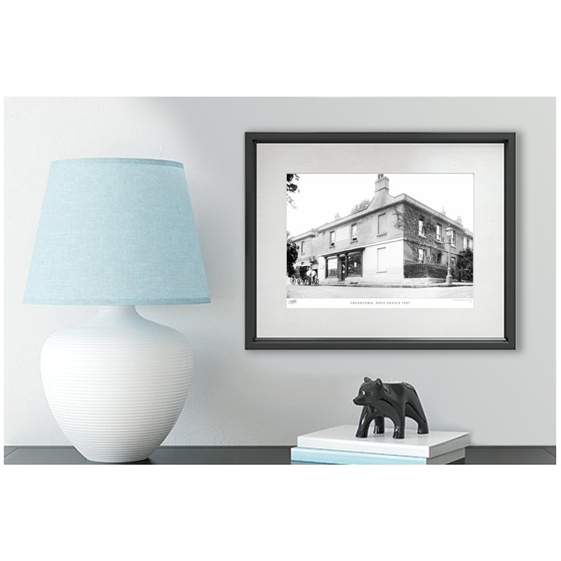 Freshford, Post Office 1907 - Single Picture Frame Print, 40cm H X 50cm W x 2cm D