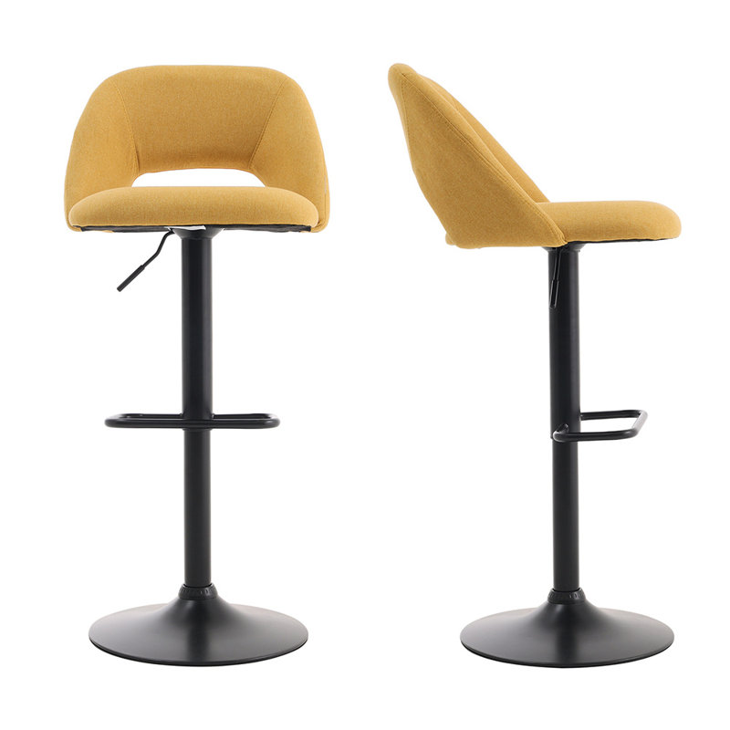 Rotonia Upholstered Adjustable Height Counter Stool