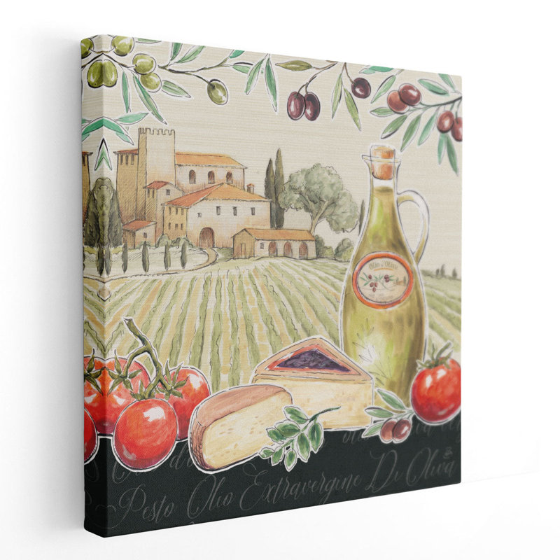 «Tuscan Flavour III», reproduction d'art sur toile, H 20 po x l 20 po