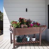 Marquez Wood Elevated Planter
