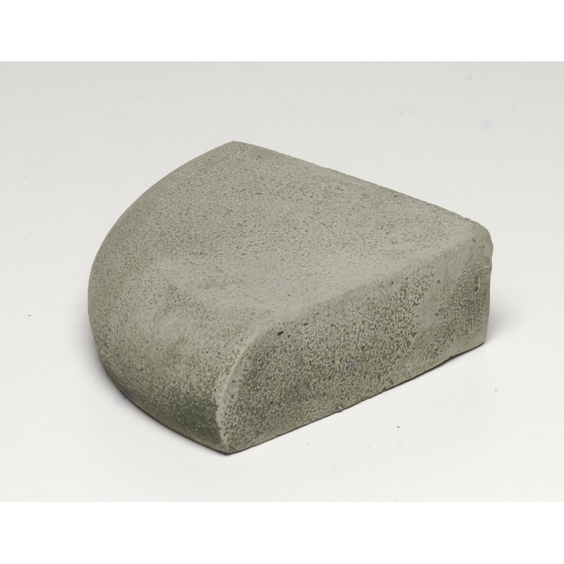 Wedge Weather Resistant Concrete Abstract Pedestal, Natural