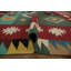 Élégance géométrique: tapis Kilim 6 x 6