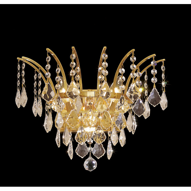 Plafonnier encastré à intensité variable à 1 lumière Phyllida, Or, Coupe royale