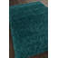 Tapis à poils longs en polyester abstrait tissé à la main bleu sarcelle Heston Authentic-1202073110-1084557631