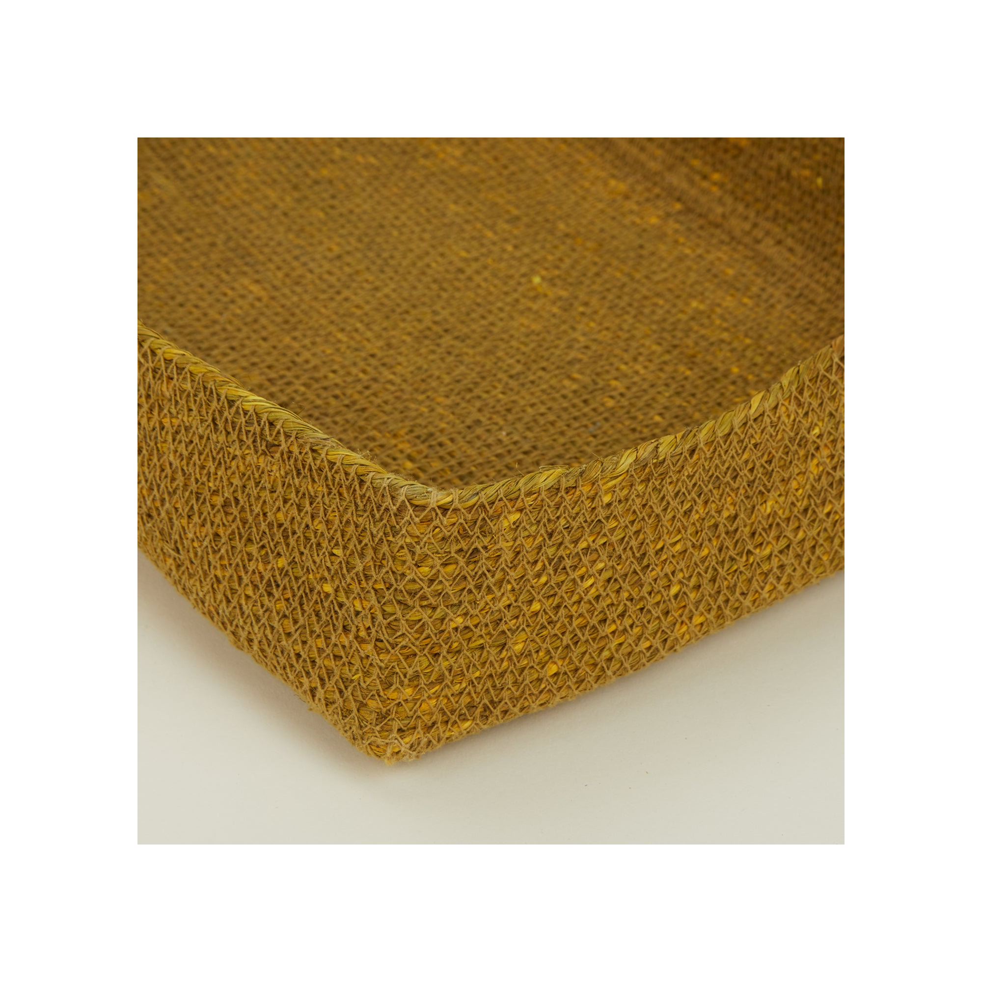 Hawkins New York Seagrass basket - Letter Tray, Mustard