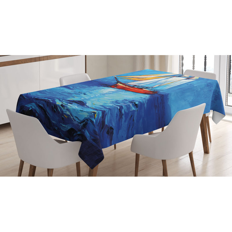 Nautical Tablecloth, 84" x 60"