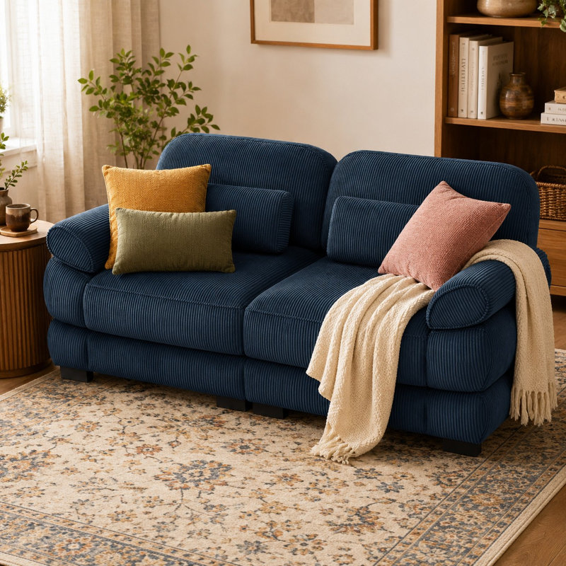 Causeuse Gatton Cloud Couch, Bleu