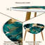 Ensemble de 2 tables basses gigognes Triangle