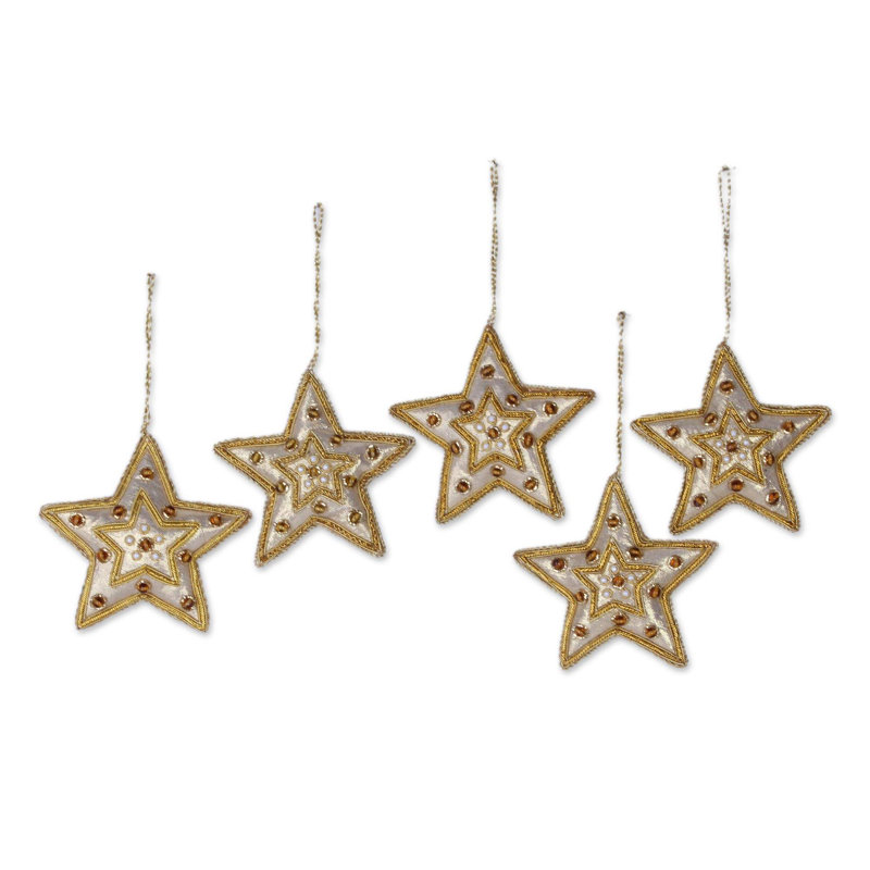 Ornement en forme de fêtes glorious star beadwork