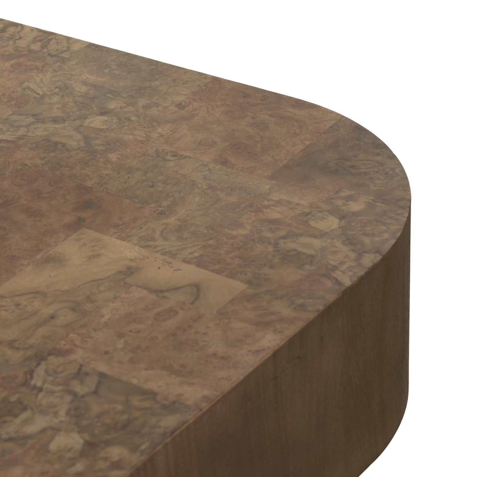 Bronwood Single Coffee Table, Warm Umber Burl