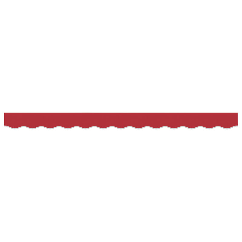 VidaXL 20cm D Retractable Patio Awning, 280 cm W x 20 cm D, Red