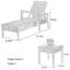 Fauteuil inclinable pour l'extérieur