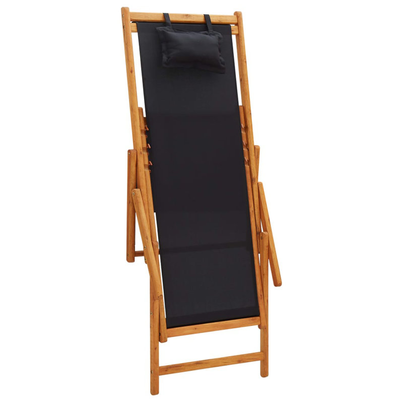 Chaise longue Behtzy, Noir