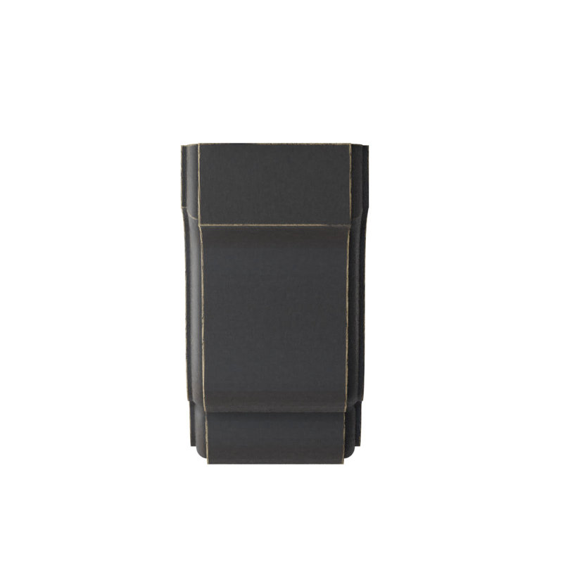 Corbel/support décoration rétro en bois Capistrano Mission, H 14 po x l 5,75 po x P 7 po, Noir