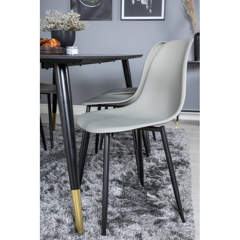 Wetzel 6 - Person Dining Set, Grey, Grey
