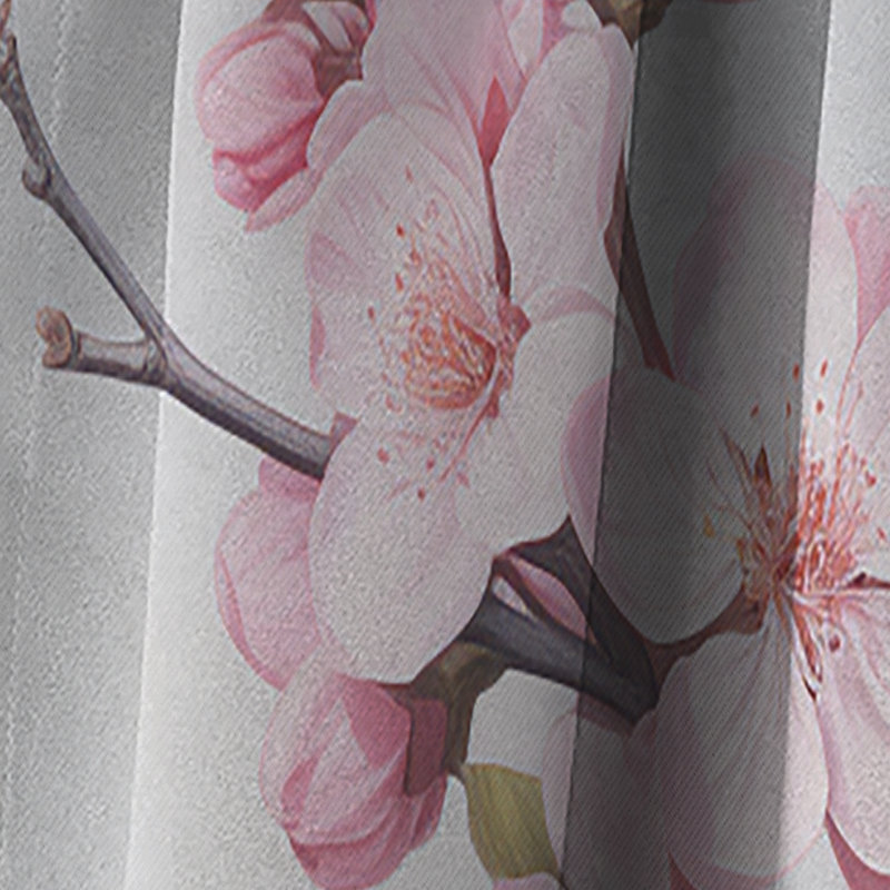 Rideau occultant abstrait Apple Blossom, L 52 po x L 90 po