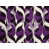 Mauve / motif abstrait blanc