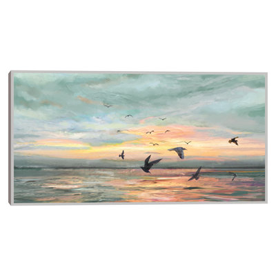 Sunrise Flight by Studio Arts Canvas Art Print