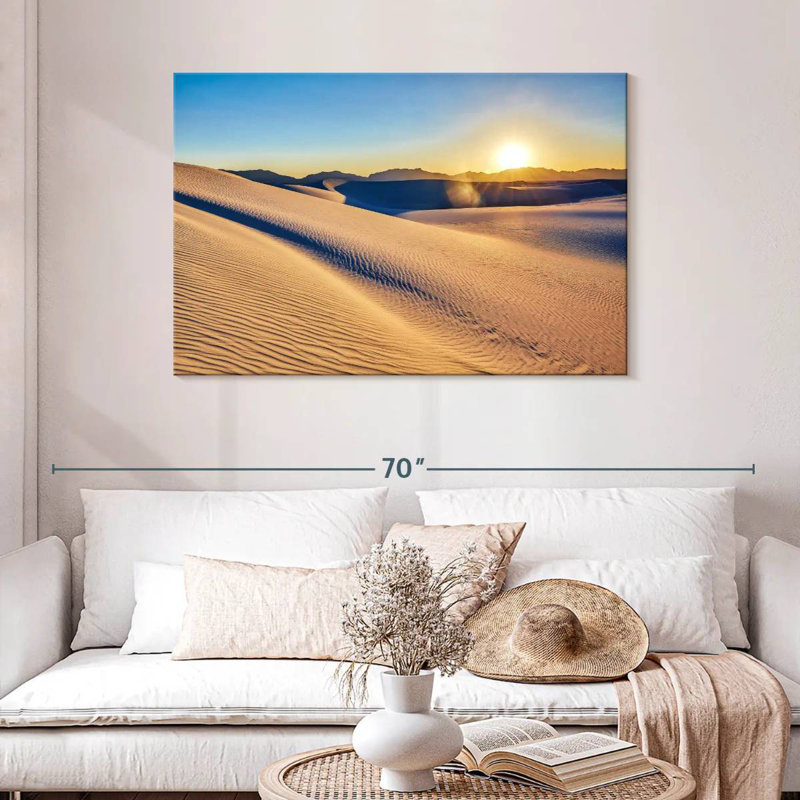 Alvord White Sands Sundown, 30" H x 45" W