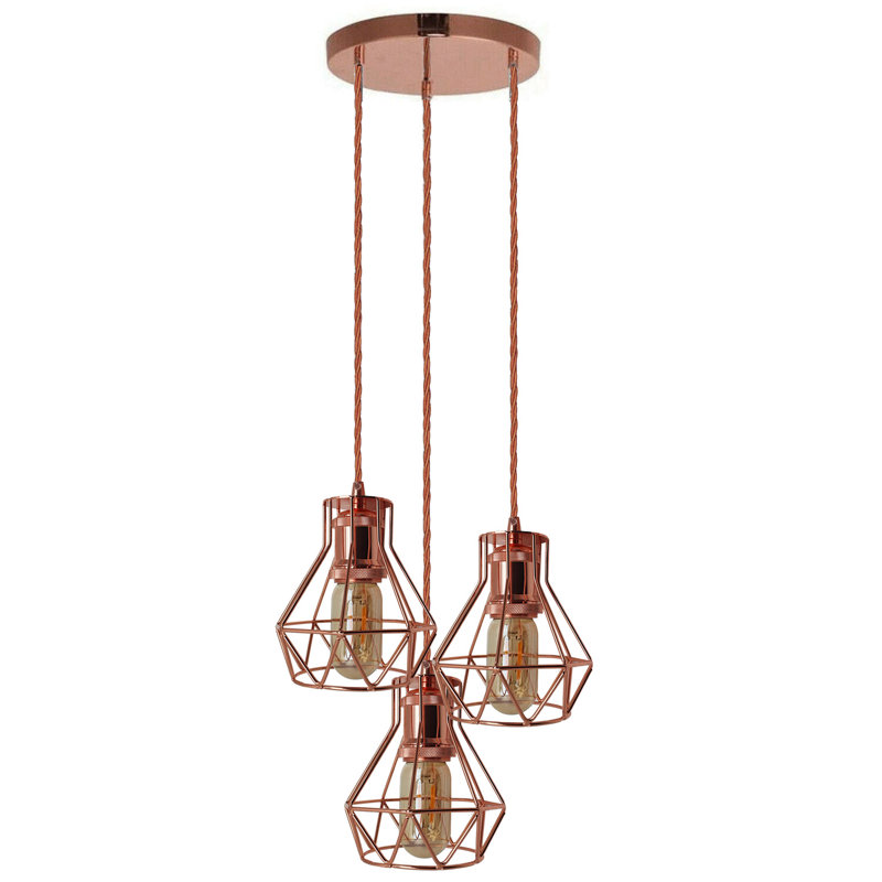 3 - Light Rose Gold Pendant