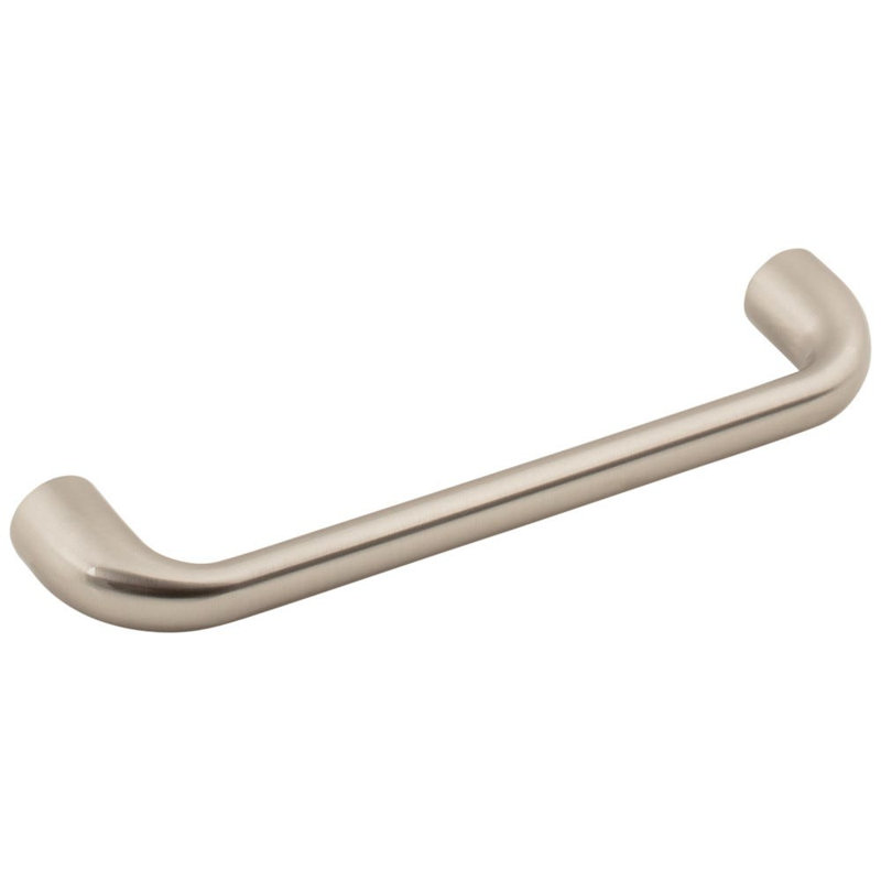 Poignée barre Loxley, 5 1/16", Nickel argenté