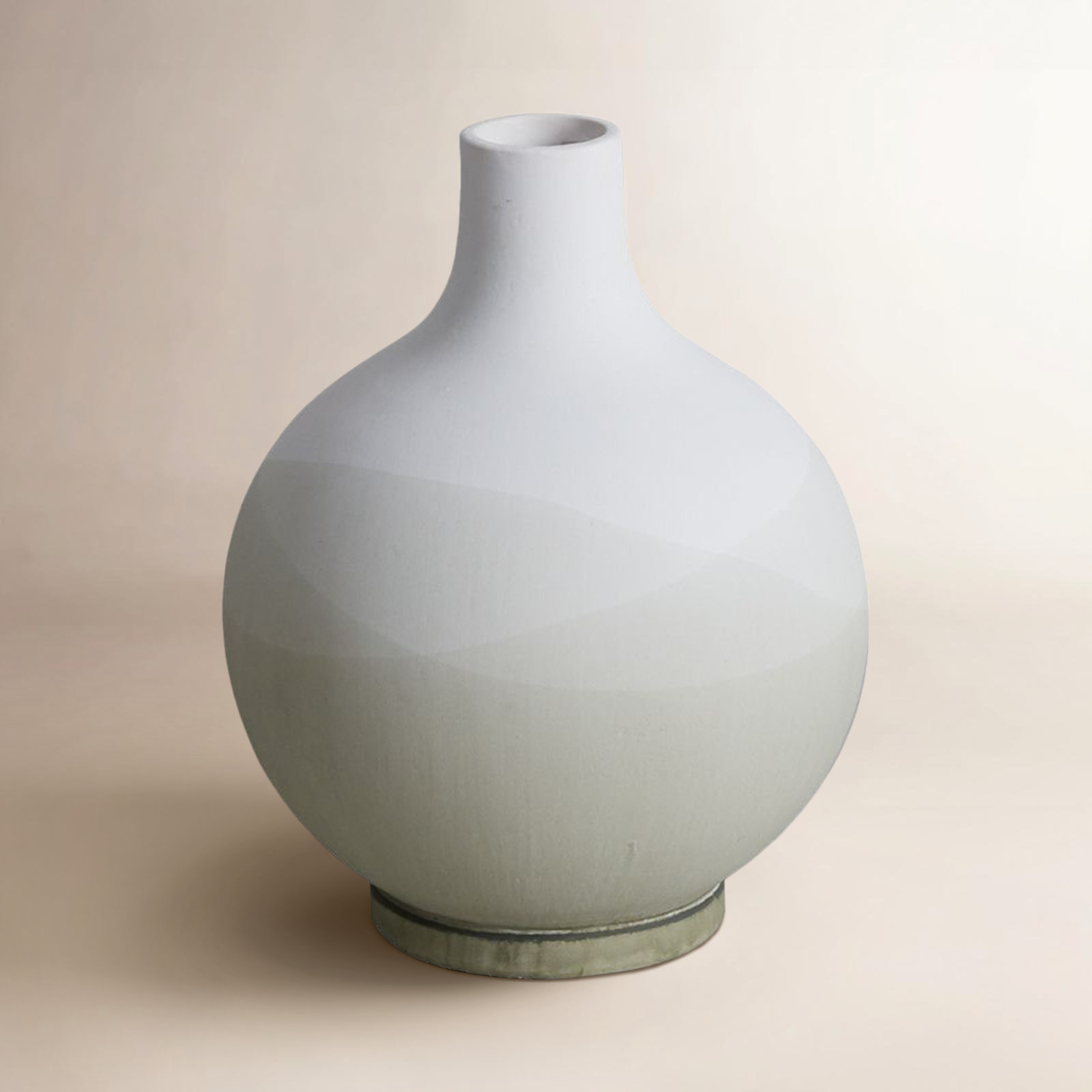 Ciri Handmade Ceramic Table Vase, 9" H x 7.25" W x 7.25" D