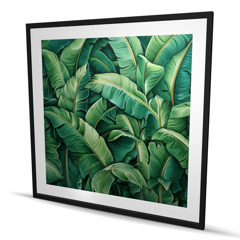 Feuilles vives - chambre à coucher verte