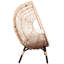 Chaise de patio en osier PE modèle 3 avec coussin en rotin de couleur naturelle beige et table d'appoint-1407498106-1407498116