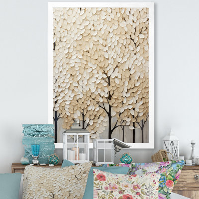 " Harmonous Beige Tree Art I "
