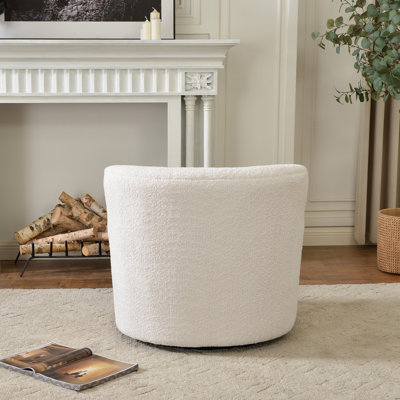 Fae Pine Swivel Armchair