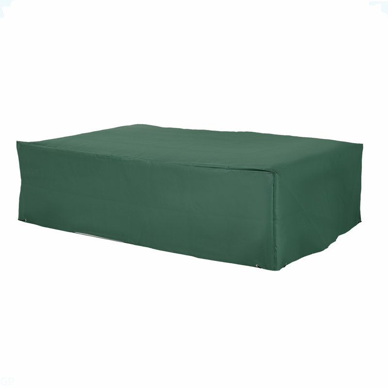 97" X 65" X 26" Heavy Duty Outdoor Sectional Sofa Cover, Waterproof Patio Furniture Cover For Weather Protection, Dark Green