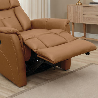 Fauteuil inclinable électrique Global Home avec appui-tête réglable manuel et repose-pieds électrique à Oslo Antelope