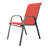 Outdoor Dining Chairs 6 With 350 Lbs Capacity, Wide Seat For Lumbar Support, Rust- Frame And Waterproof Fabric Multiple Environments Seats, Metal