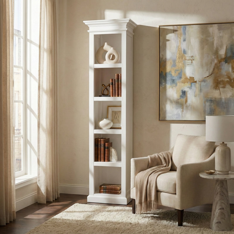 Angellique Bookcase 74.8" H X 19.69" W