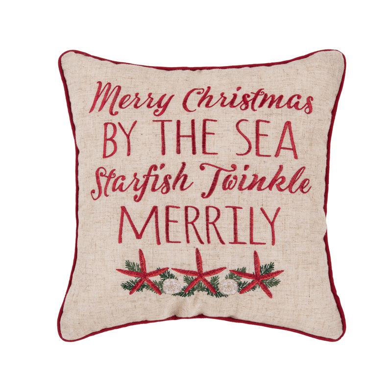 Starfish Twinkle pillow