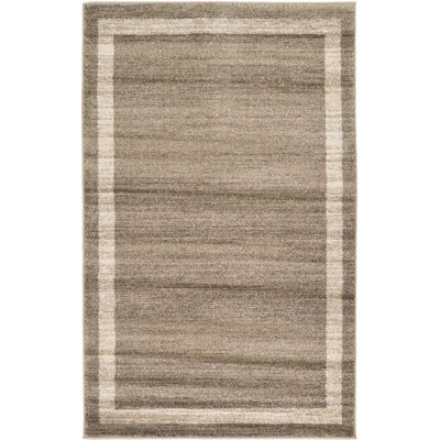 Merrie Light Brown/Ivory Rug