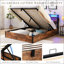 Base de lit avec rangement relevable