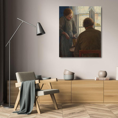 "The Meal" par Sven Jrgensen - Art mural sur toile tendue avec châssis