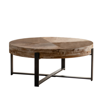 Ceila Solid Wood Top Coffee Table