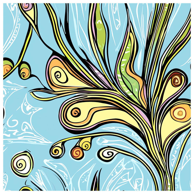 Coussin Floral, 20 po x 20 po